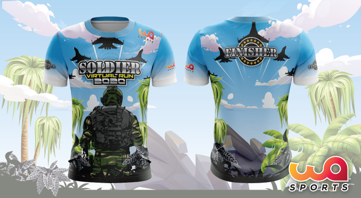 Soldier Run Race Tee -  (Free shipping fee)
